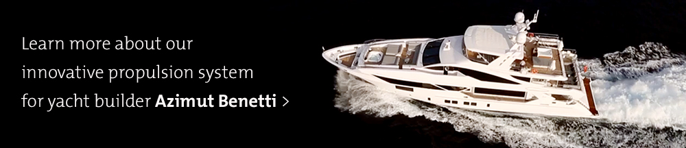 Innovative propulsion system for Azimut Benetti