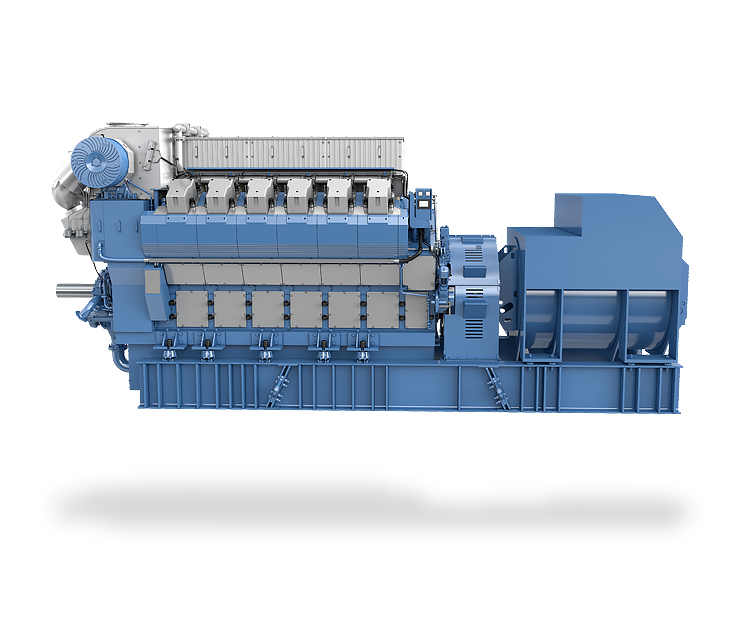 Bergen B33:45V Genset